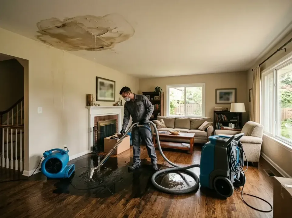 attic-pipe-burst-ceiling-drip-008 — frequently asked questions, Water Damage Restoration & Carpet Care in Hickory, NC